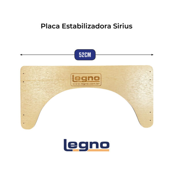 Placa Estabilizadora P/ Maca Sirius 65 cm
