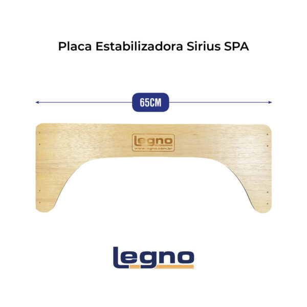 Placa Estabilizadora P/ Maca Sirius SPA (80 cm)