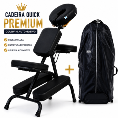 Kit Cadeira Quick [Preto]  Premium