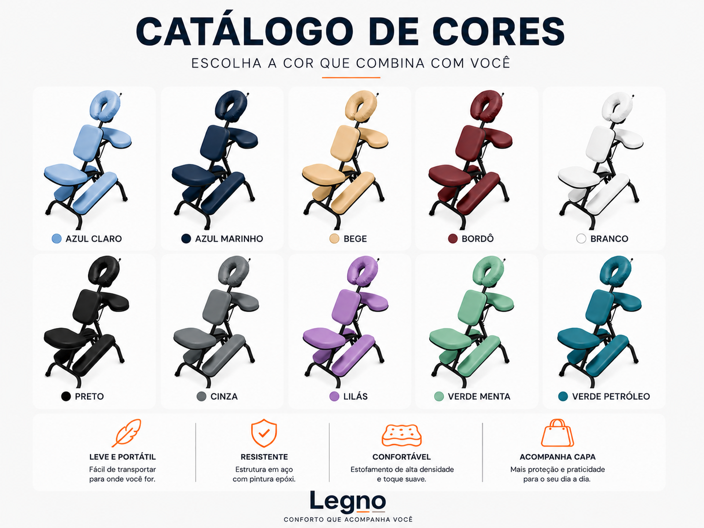 Cadeira Quick 11 Cores (Estrutura Preta) - Imagem 4