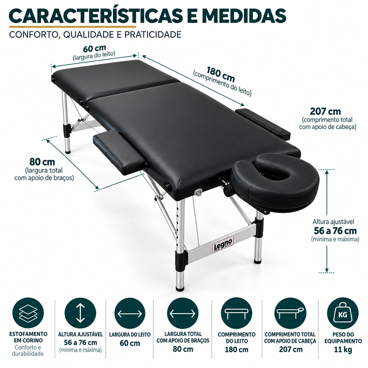 Maca Portátil Dobrável Òrion - 10,8kg - Imagem 6